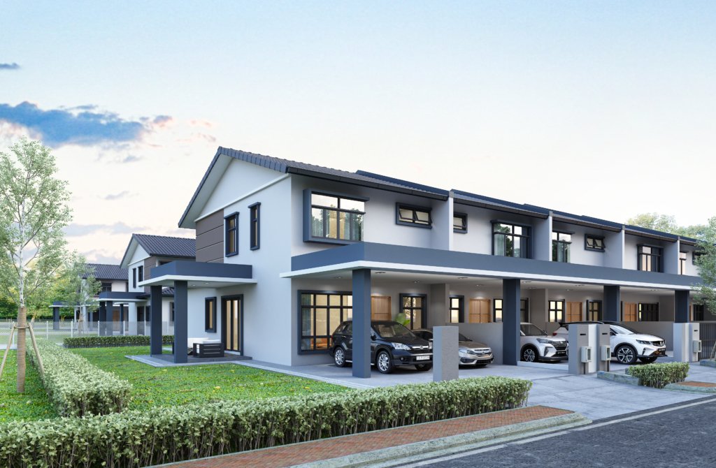 Terrace-2 Story Taman Camar Indah Petrajaya Kuching